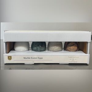 Threshold Designed With Studio McGee Marble Easter Egg Set - Of 4. New.